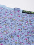 KIMBERLY BLUE FLORAL CUT OUT WAIST MINI DRESS