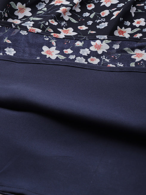 Coco Navy Flutter Sleeve Mini Dress