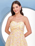 Delilah Cream Spaghetti Tie Back Dress