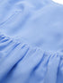 SOFIA BLUE SCALLOP TIE BACK MINI DRESS