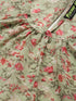 Green Floral Raglan Sleeve Top