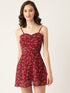 FLORAL BOW BACK MINI DRESS