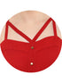 RED STRAPPY SWING TOP