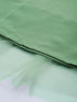 LIGHT GREEN PLEATED TULLE SKIRT