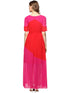 COLOURBLOCK MAXI DRESS