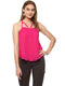 FUSCIA STRAPPY SWING TOP