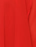 RED DRAPE FRONT LONGLINE JACKET