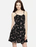 FLORAL BOW BACK MINI DRESS