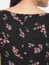 FLORAL PRINT MIDI PENCIL DRESS