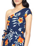 FLORAL ONE SHOULDER MINI DRESS