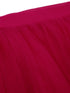 RASPBERRY PLEATED TULLE SKIRT