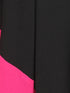 COLORBLOCK BACK-TIE MINI DRESS