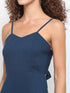 SPAGHETTI THIGH SLIT BACK-TIE MAXI DRESS