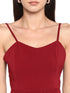 MAROON BOW BACK SPAGHETTI TOP