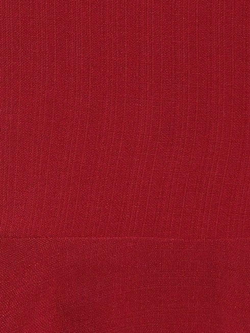 MAROON BOW BACK SPAGHETTI TOP